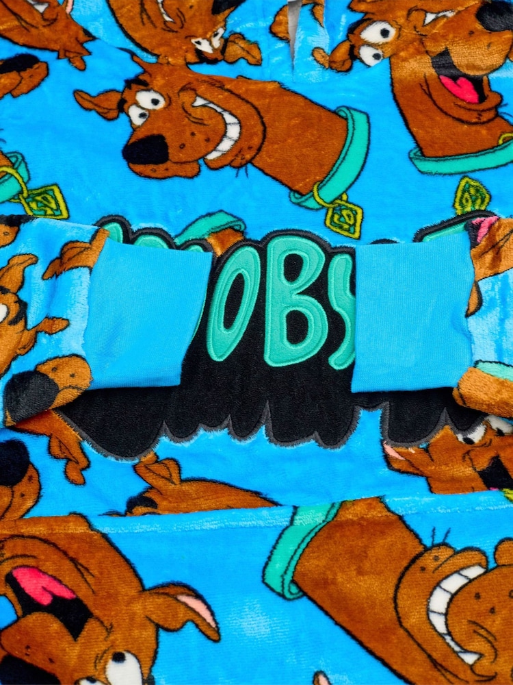 Vanilla Underground Blue Mens Scooby Doo Blanket Hoodie - Image 5 of 6