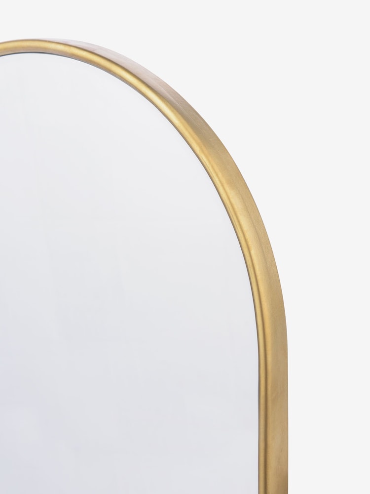 Laura Ashley Polished Brass Roughton Mirror - Image 2 of 4