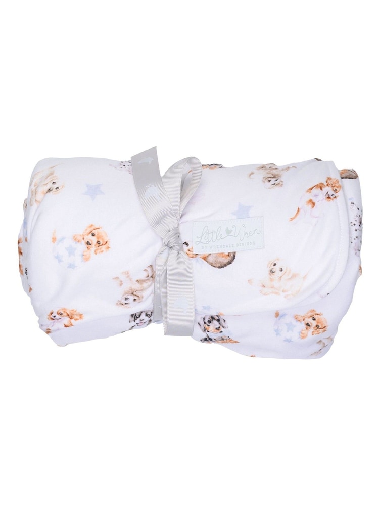 Wrendale Little Paws Dog Baby Blanket - Image 3 of 3
