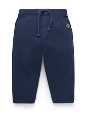 Purebaby Blue Classic 100% Cotton Chinos - Image 1 of 4