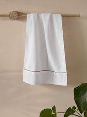 Gold Trim 100% Cotton Towel - Image 4 of 5