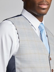 Antique Rogue Natural Agate Check Vest - Image 2 of 2