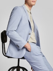 Antique Rogue Blue Cloud Skinny Jacket - Image 4 of 5