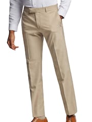 Antique Rogue Gold Plain Reg Trousers - Image 1 of 2