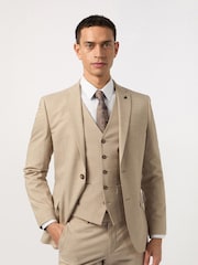Antique Rogue Cream Slim Plain Jacket - Image 1 of 5