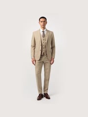 Antique Rogue Cream Slim Plain Jacket - Image 3 of 5