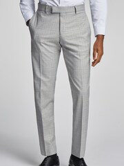 Antique Rogue Grey Putty Tonal Check Trousers - Image 1 of 4