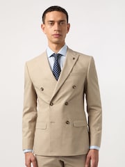 Antique Rogue Brown Slim Plain Jacket - Image 1 of 5