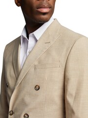 Antique Rogue Brown Slim Plain Jacket - Image 5 of 5