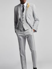 Antique Rogue Grey Plain Tailored Jacket - Image 3 of 5