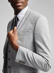 Antique Rogue Grey Plain Tailored Jacket - Image 4 of 5