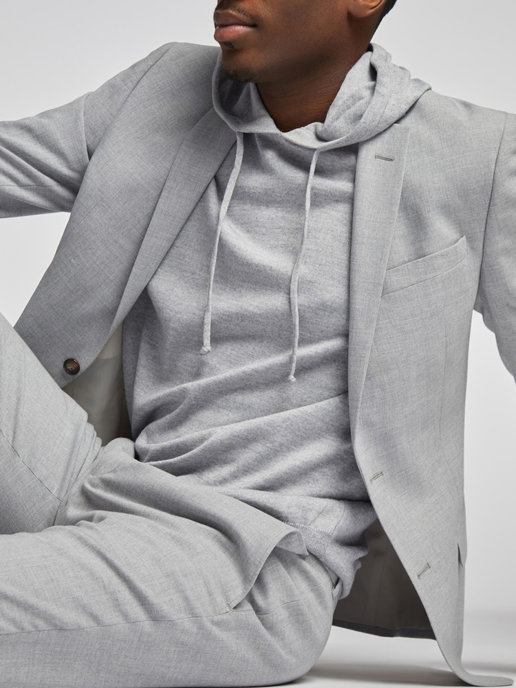 Antique Rogue Grey Plain Tailored Jacket - Image 5 of 5