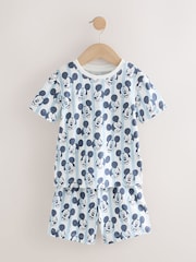 Red/Blue License Mickey 100% Cotton Short Pyjamas 3 Pack (9mths-9yrs) - Image 3 of 7
