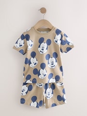 Red/Blue License Mickey 100% Cotton Short Pyjamas 3 Pack (9mths-9yrs) - Image 4 of 7