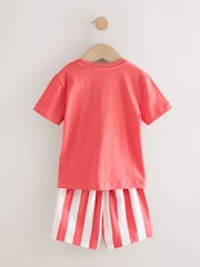 Red/Blue License Mickey 100% Cotton Short Pyjamas 3 Pack (9mths-9yrs) - Image 5 of 7