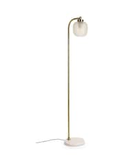 Oliver Bonas Clear Luce Glass & Marble Floor Lamp - Image 5 of 5