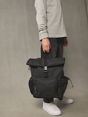 Negro - Mochila con parte superior enrollada - Imagen 2 de 11