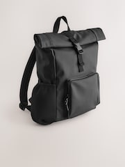 Negro - Mochila con parte superior enrollada - Imagen 4 de 11