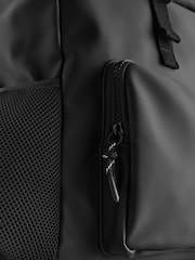 Negro - Mochila con parte superior enrollada - Imagen 8 de 11
