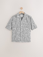 Black/ White Keith Haring Printed Short Sleeve Shirt - Image 1 of 3