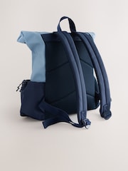 Blue - Roll Top Backpack - Image 2 of 5