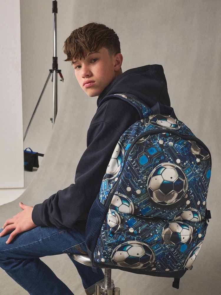 Azul fútbol - Mochila - Imagen 1 de 8 Azul fútbol - Mochila - Imagen 1 de 8