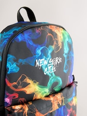 Bright Marble Print Backpack - Image 3 of 5