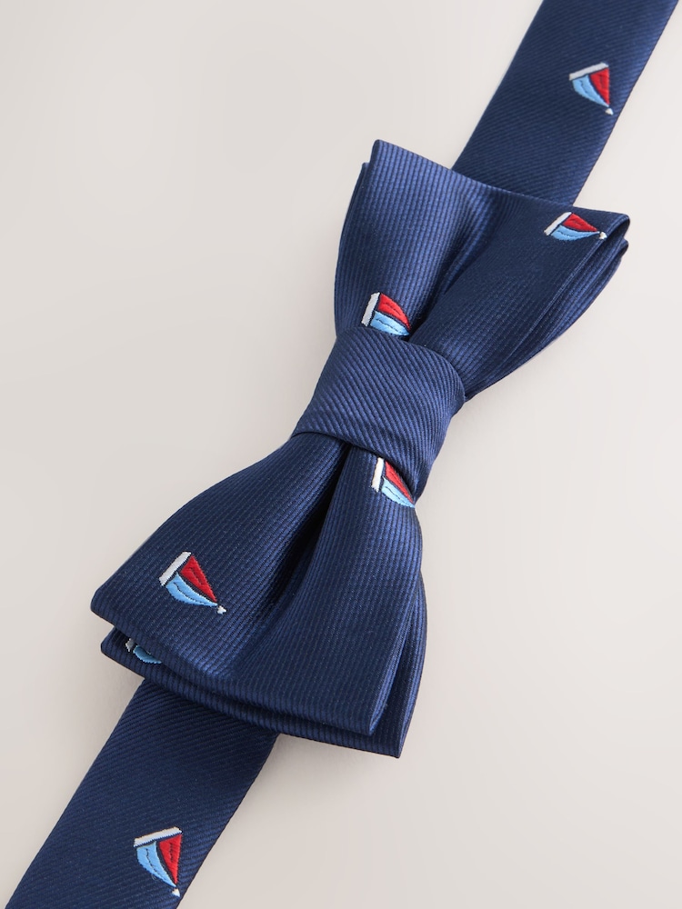 Navy Sailboat Bow Tie (1-16yrs) - Image 1 of 2