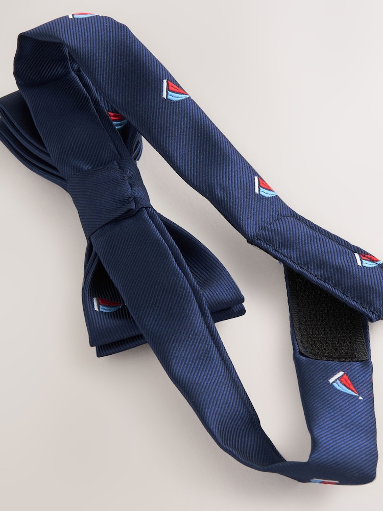Navy Sailboat Bow Tie (1-16yrs) - Image 2 of 2
