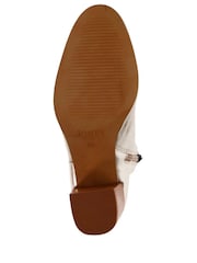 Jones Bootmaker Gold Laurenza Block-Heeled Ankle Boots - Image 4 of 5