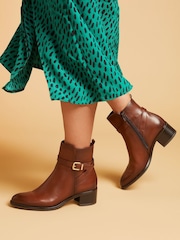 Jones Bootmaker Kyra Leather Black Boots - Image 1 of 6