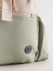 Sage Green Colourblock Small Backpack - Image 6 of 9