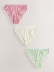 Green/Pink Knickers 3 Pack - Image 1 of 16