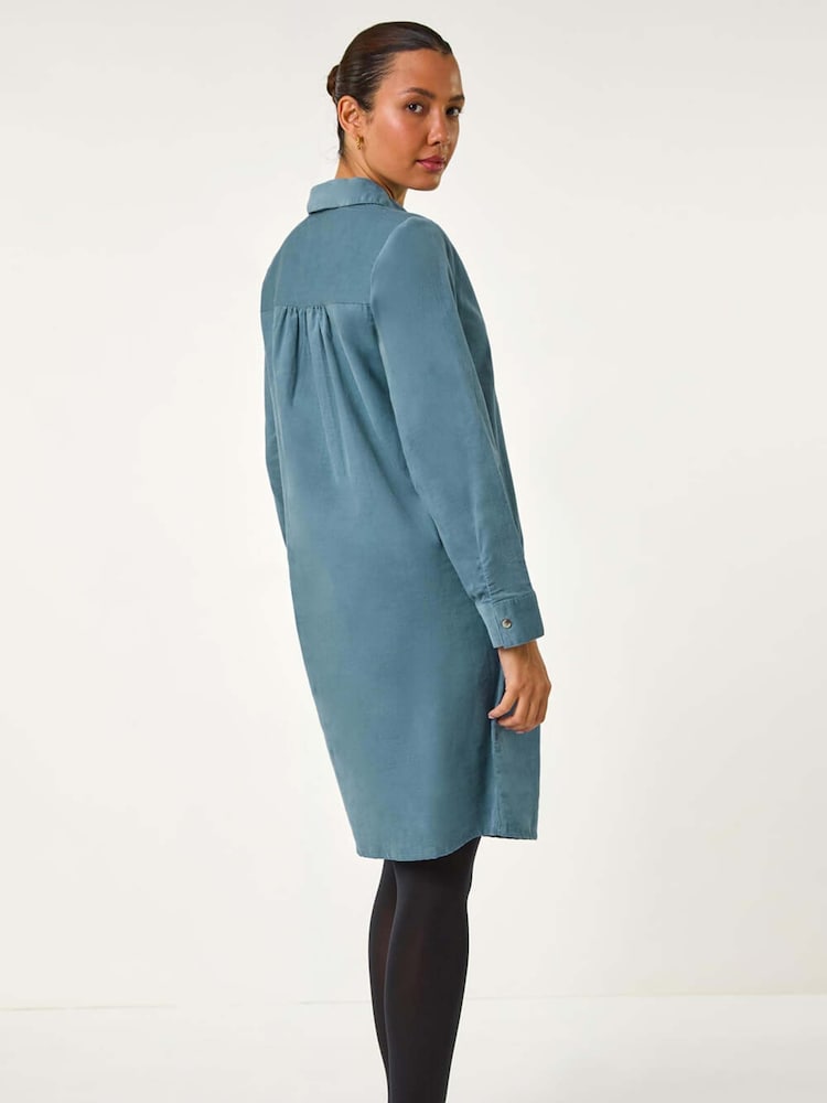tunic dress blue Tunic Dress Linen Rayon main image 0