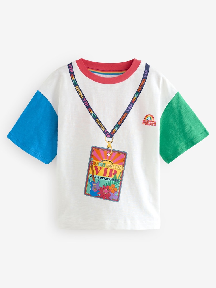 Little Bird by Jools Oliver Multi Oversized Short Sleeve T-Shirt - Image 1 of 6 Little Bird by Jools Oliver Multi Oversized Short Sleeve T-Shirt - Image 1 of 6