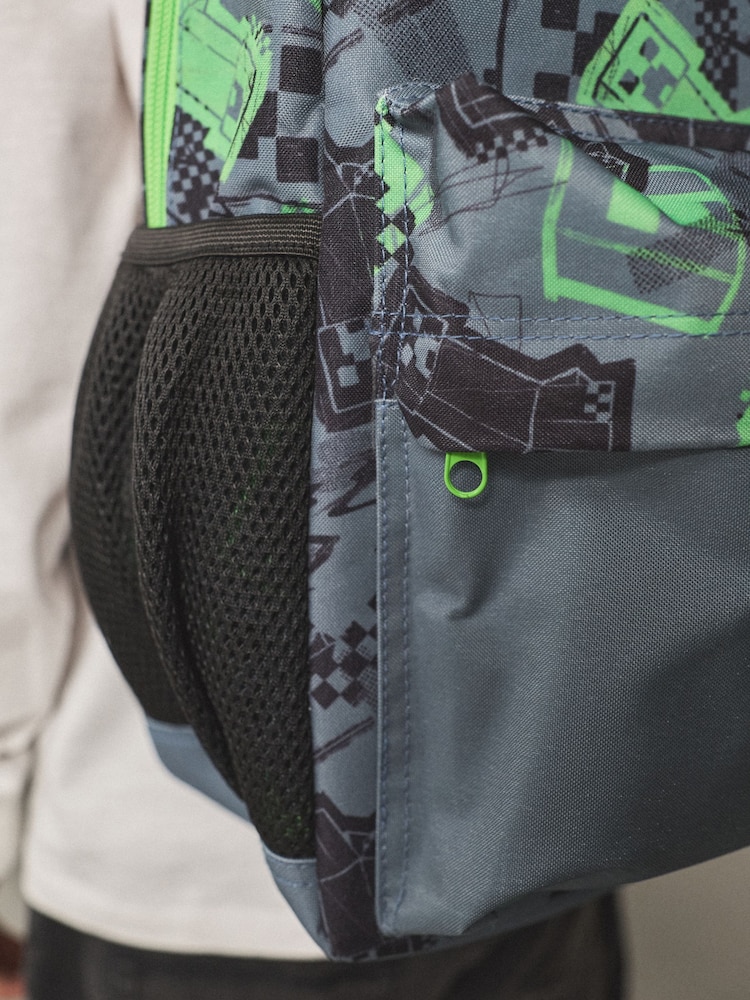 Creeper Print - Mochila de Minecraft - Imagen 3 de 3 Creeper Print - Mochila de Minecraft - Imagen 3 de 3