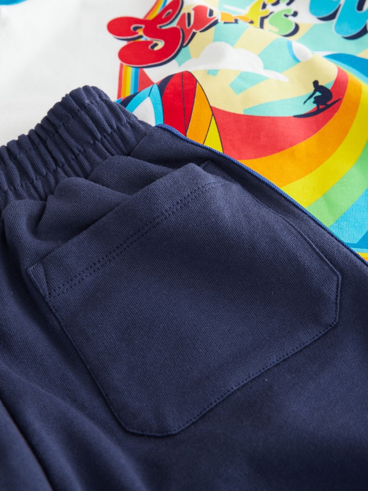 Azul/blanco - Conjunto de camiseta de manga corta y pantalones cortos de Little Bird by Jools Oliver - Imagen 13 de 13 Azul/blanco - Conjunto de camiseta de manga corta y pantalones cortos de Little Bird by Jools Oliver - Imagen 13 de 13