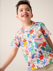 Little Bird by Jools Oliver White Rainbow Safari Shirt - Image 1 of 7