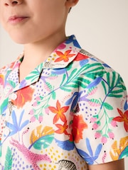 Little Bird by Jools Oliver White Rainbow Safari Shirt - Image 3 of 7