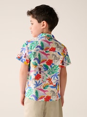 Little Bird by Jools Oliver White Rainbow Safari Shirt - Image 5 of 7