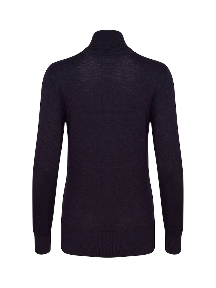 Kaffe Astrid Long Sleeve Regular Fit Roll Neck Jumper - Image 5 of 5