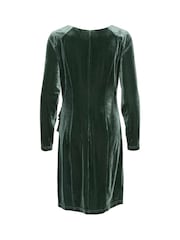Kaffe Kakelly Velvet Above Knee Length Dress - Image 5 of 5
