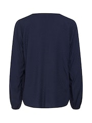 Kaffe KAelsa V-Neck Long Sleeve Blouse - Image 4 of 4
