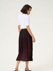 Kaffe Red KAlarke Elastic Waist Midi Skirt - Image 3 of 5