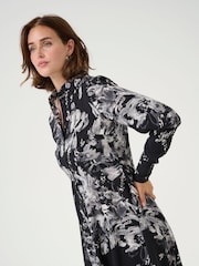 Kaffe KAisa Above Knee Long Sleeve Shirt Dress - Image 3 of 5