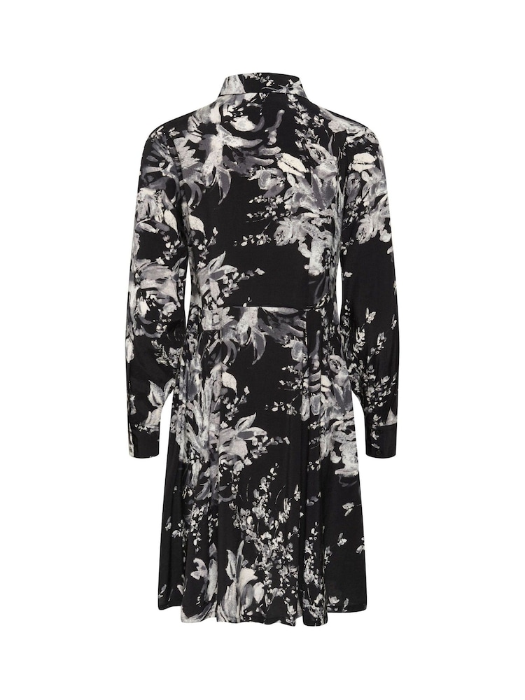 Kaffe KAisa Above Knee Long Sleeve Shirt Dress - Image 5 of 5