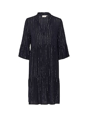 Kaffe Liv Pinstripe Dress - Image 4 of 5