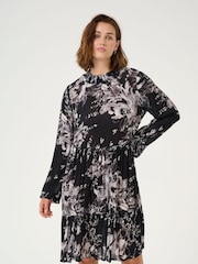 Kaffe Karikka Long Sleeves High Neck Dress - Image 1 of 4