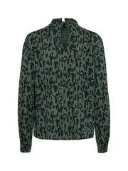 Kaffe KAluna High Neck Regular Fit Black Blouse - Image 5 of 5