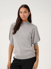 Kaffe Regina Turtleneck Half Sleeve Pullover - Image 2 of 4